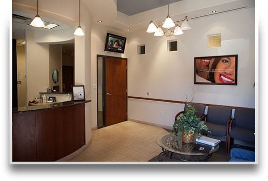 Dentist - Tempe - Reception Area