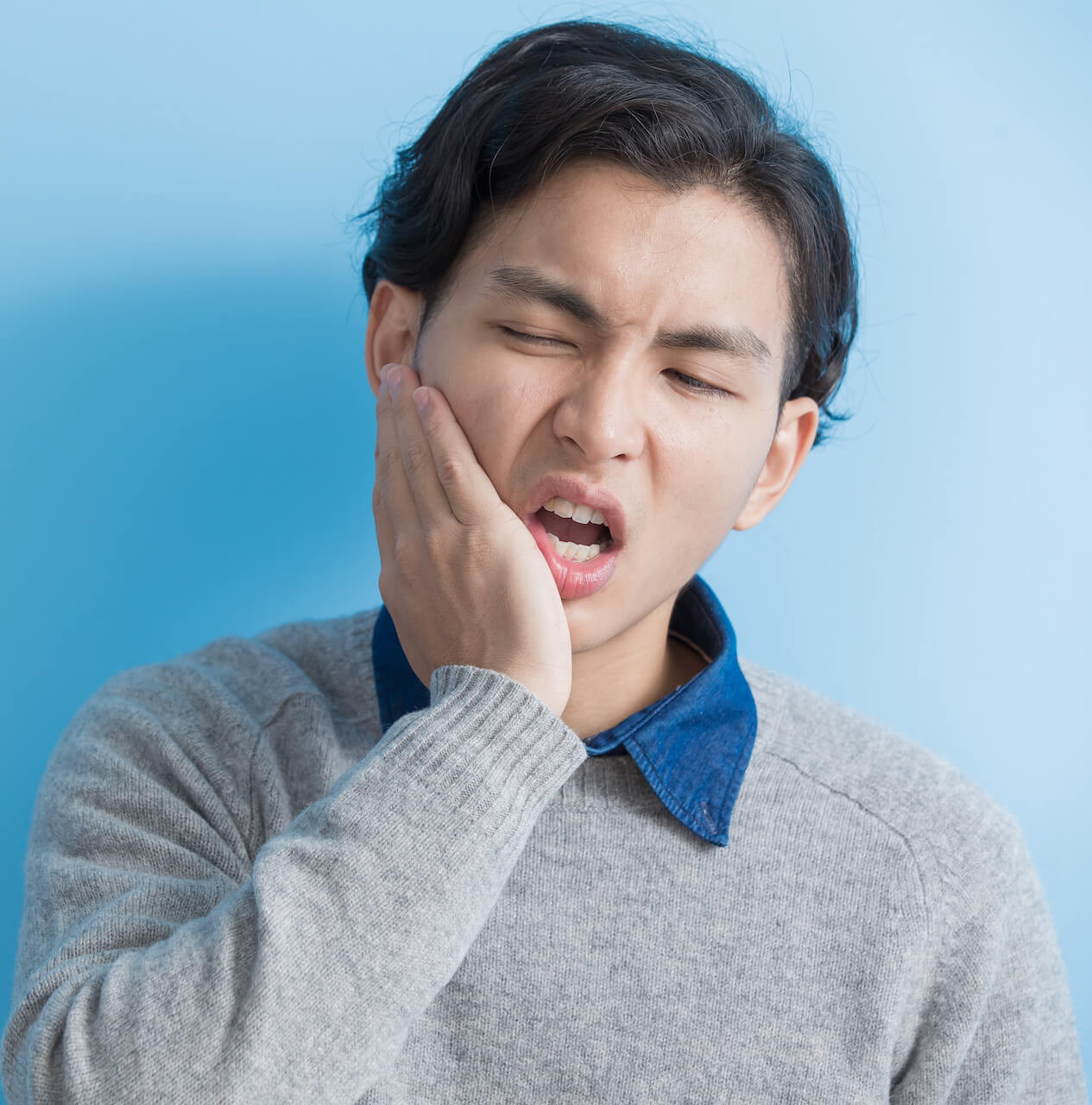 Sensitive teeth problem during winter.